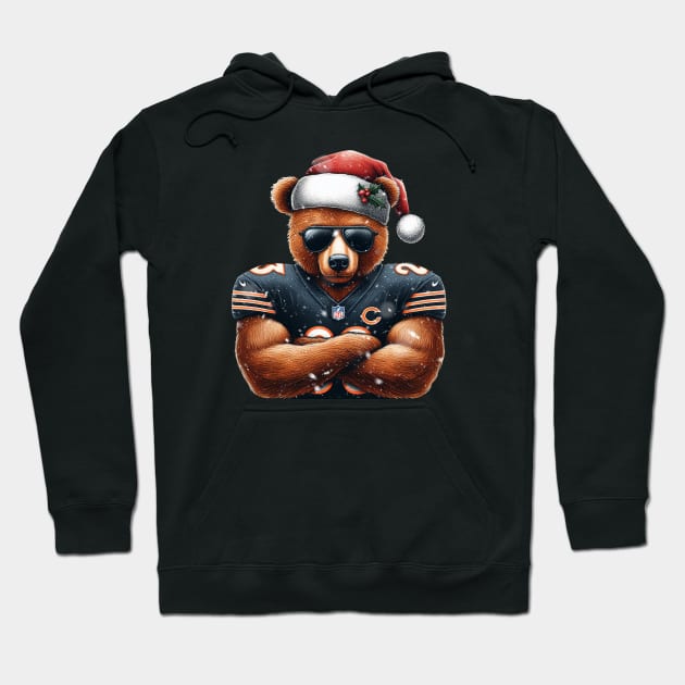 Chicago Bears Christmas Hoodie by Americansports